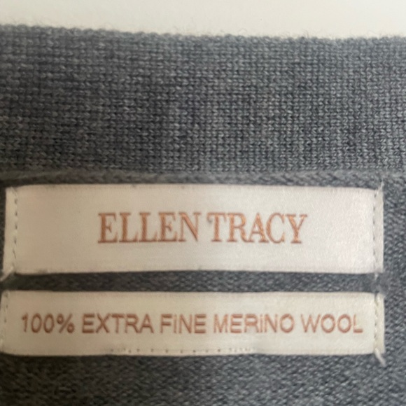 Womens Cardigan Small Extra Fine Merino Wool cottagecore grandmacore granny fall - Picture 3 of 5